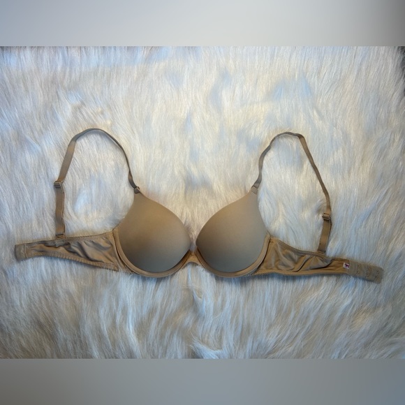 Nude/Beige Pushup Bra - 32B - Victorias Secret PINK - Picture 5 of 8